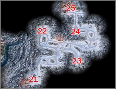 Po przejściu na drugą stronę jaskini zobaczysz małe obozowisko w punkcie [21] , przy którym znajduje się krasnolud Kaduk - Góry, Siedziba Krasnoludów | Lokacje w Legend Hand of God - Legend: Hand of God - poradnik do gry