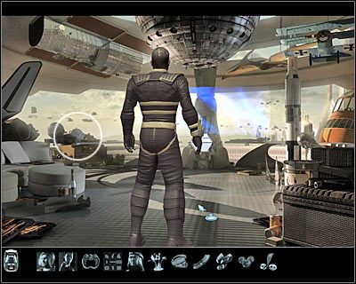 Znajdujące się tu przedmioty możesz oczywiście oglądać, lecz nie jest to wymagane - Rozdział 1 - Apartamenty (cz.5) | Perry Rhodan Dziedzictwo Przeszłości - Perry Rhodan: Dziedzictwo Przeszłości - poradnik do gry