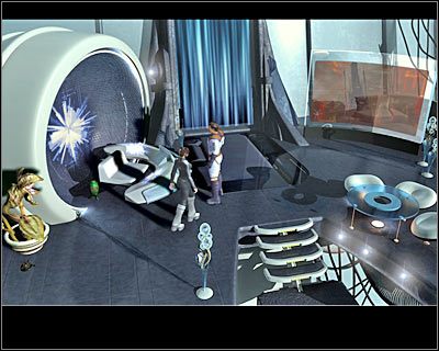 Teraz zainteresuj się dwoma zaznaczonymi na screenie obiektami - Rozdział 2 - Akademia Waringer (cz.2) | Perry Rhodan Dziedzictwo Przeszłości - Perry Rhodan: Dziedzictwo Przeszłości - poradnik do gry