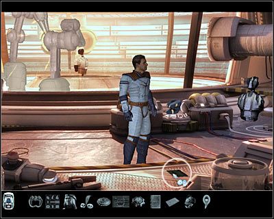 Na początek skorzystaj oczywiście z ruchomych schodów - Rozdział 2 - Akademia Waringer (cz.4) | Perry Rhodan Dziedzictwo Przeszłości - Perry Rhodan: Dziedzictwo Przeszłości - poradnik do gry