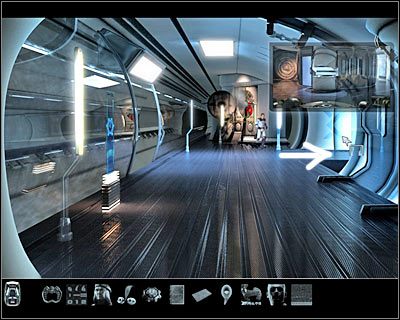 W środku kliknij na monitorach i obejrzyj krótki zapis wideo - Rozdział 2 - Akademia Waringer (cz.6) | Perry Rhodan Dziedzictwo Przeszłości - Perry Rhodan: Dziedzictwo Przeszłości - poradnik do gry