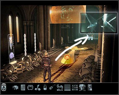 Znajdziesz się w pomieszczenie ze statuą kobiety - Rozdział 3 - Muzeum (cz.1) | Perry Rhodan Dziedzictwo Przeszłości - Perry Rhodan: Dziedzictwo Przeszłości - poradnik do gry