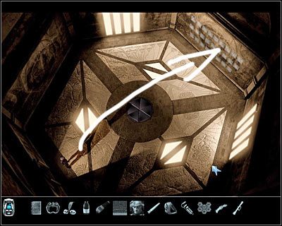 Twoje zadanie polega na oświetleniu wybranych znaków - Rozdział 3 - Muzeum (cz.8) | Perry Rhodan Dziedzictwo Przeszłości - Perry Rhodan: Dziedzictwo Przeszłości - poradnik do gry