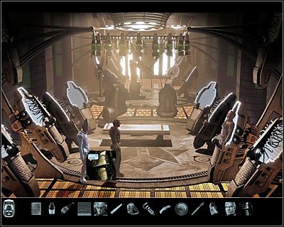 Kiedy lekarz wyjdzie z pomieszczenia, porozmawiaj ze znajdującym się tu innym pacjentem (screen) - Rozdział 4 - Gom Callaedus - Górna strefa (cz.3) | Perry Rhodan - Perry Rhodan: Dziedzictwo Przeszłości - poradnik do gry