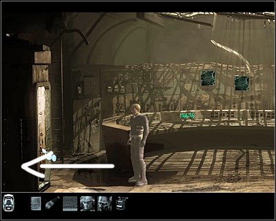 Wysłuchaj dłuższej rozmowy pomiędzy głównym bohaterem, a Quatterem - Rozdział 5 - Gom Callaedus - Dolna strefa (cz.5) | Perry Rhodan - Perry Rhodan: Dziedzictwo Przeszłości - poradnik do gry