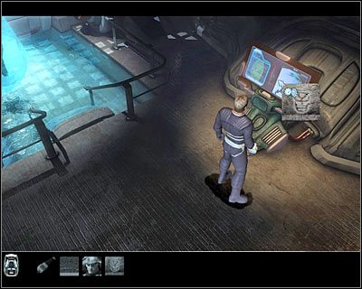 Teraz skorzystaj z teleportu, który znajduje się na prawo od terminala - Rozdział 6 - Jamondi (cz.1) | Perry Rhodan Dziedzictwo Przeszłości - Perry Rhodan: Dziedzictwo Przeszłości - poradnik do gry