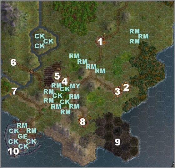 13 tur - ocena złota: 400 $ - Misja 5 - Rycerze Miecza | Elfy | Fantasy Wars - Fantasy Wars - poradnik do gry