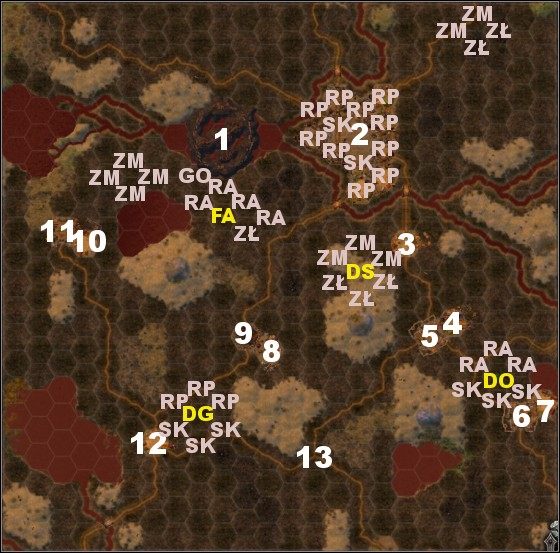 13 tur - ocena złota - Misja 8 - Ostatnia bitwa | Elfy | Fantasy Wars - Fantasy Wars - poradnik do gry