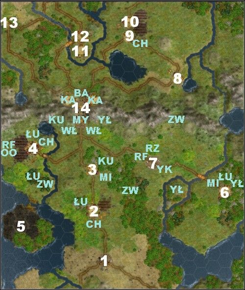 12 tur - ocena złota: 250 $ , Goblińscy zwiadowcy , Róg przerażenia - Misja 4 - Upadek Irandu | Orkowie | Fantasy Wars - Fantasy Wars - poradnik do gry