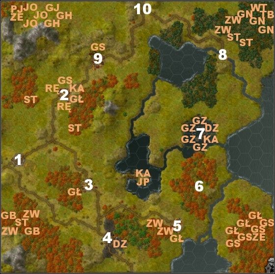 18 tur - ocena złota: 300 $ , Elita tropicieli , Tarcza przedwiecznych - Misja 7 - Generałowie Leranse | Ludzie | Fantasy Wars - Fantasy Wars - poradnik do gry