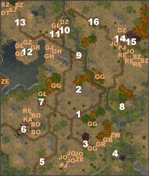 7 tur - ocena złota: 300 $ , Królewscy łucznicy , Laska wiecznego ognia - Misja 6 - Równiny Leranse | Ludzie | Fantasy Wars - Fantasy Wars - poradnik do gry