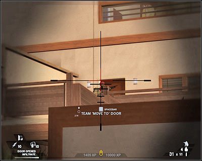 Rozkaż zdjęcie tłumików, gdyż nie musisz już pozostawać w ukryciu - Hacjenda (cz.2) | Akt 7 - Posiadłość | Tom Clancys Rainbow Six Vegas 2 - Tom Clancys Rainbow Six Vegas 2 - poradnik do gry