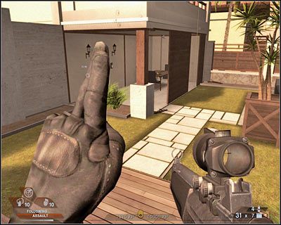 1 - Teren wokół posiadłości (cz.2) | Akt 7 - Posiadłość | Rainbow Six Vegas 2 - Tom Clancys Rainbow Six Vegas 2 - poradnik do gry