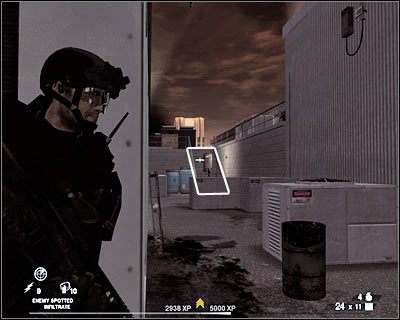 Aby zaliczyć tę misję, musisz po prostu zabić wszystkich wrogów - Ewakuacja (cz.2) | Akt 5 - Teatr | Rainbow Six Vegas 2 - Tom Clancys Rainbow Six Vegas 2 - poradnik do gry