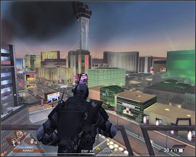 Przed Tobą ostatnia część tego etapu, zakładająca przedostanie się do zlokalizowanego na parterze kasyna - Penthouse (cz.5) | Akt 5 - Teatr | Rainbow Six Vegas 2 - Tom Clancys Rainbow Six Vegas 2 - poradnik do gry