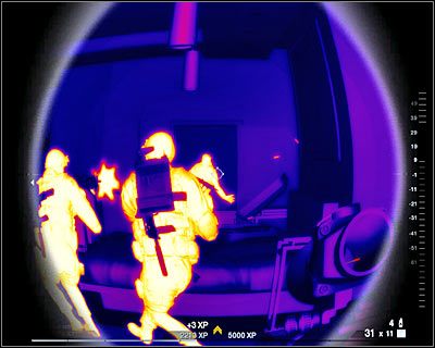 Swoich ludzi błyskawicznie podprowadź do drzwi po lewej - Penthouse (cz.4) | Akt 5 - Teatr | Rainbow Six Vegas 2 - Tom Clancys Rainbow Six Vegas 2 - poradnik do gry