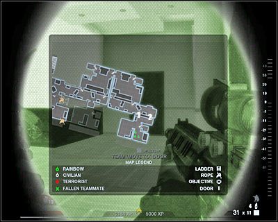 Udaj się w stronę drzwi po prawej - Penthouse (cz.4) | Akt 5 - Teatr | Rainbow Six Vegas 2 - Tom Clancys Rainbow Six Vegas 2 - poradnik do gry