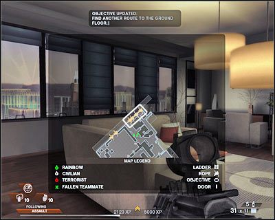 Teraz weźmiesz udział w szturmie - Penthouse (cz.3) | Akt 5 - Teatr | Rainbow Six Vegas 2 - Tom Clancys Rainbow Six Vegas 2 - poradnik do gry