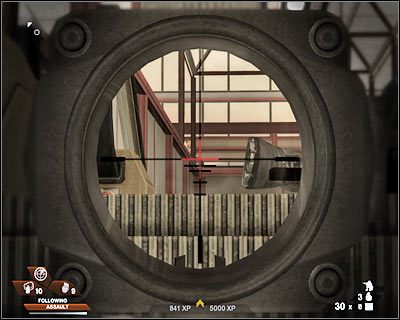 Kolejni przeciwnicy stoją nad Tobą, ale nie możesz się zbytnio wychylać, gdyż narazisz się na zmasowany ostrzał - Kolejka (cz.3) | Akt 4 - Centrum konferencyjne | Rainbow Six Vegas 2 - Tom Clancys Rainbow Six Vegas 2 - poradnik do gry