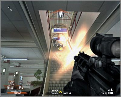 Przed Tobą najtrudniejszy fragment misji - Kolejka (cz.3) | Akt 4 - Centrum konferencyjne | Rainbow Six Vegas 2 - Tom Clancys Rainbow Six Vegas 2 - poradnik do gry