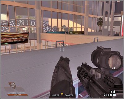 Czeka Cię dość wymagający przerywnik, gdyż przeciwnicy będą zażarcie bronili swoich pozycji - Północna hala (cz.2) | Akt 4 - Centrum konferencyjne | Rainbow Six Vegas 2 - Tom Clancys Rainbow Six Vegas 2 - poradnik do gry