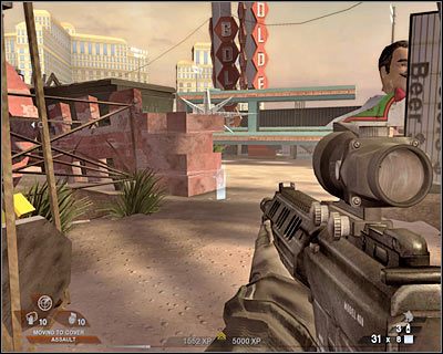 To zdecydowanie najtrudniejsza część tej przeprawy - Pościg (cz.3) | Akt 3 - Centrum rekreacyjne | Rainbow Six Vegas 2 - Tom Clancys Rainbow Six Vegas 2 - poradnik do gry