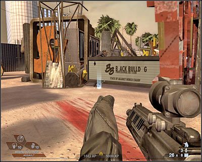 Ostrożnie przesuwaj się naprzód - Pościg (cz.3) | Akt 3 - Centrum rekreacyjne | Rainbow Six Vegas 2 - Tom Clancys Rainbow Six Vegas 2 - poradnik do gry