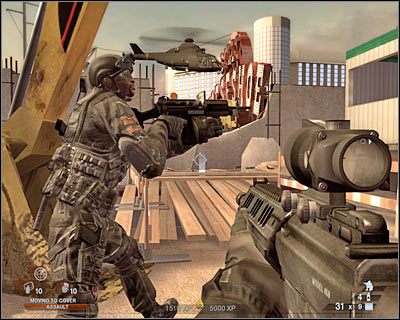 Sam pozostań jeszcze po tej stronie murku - Pościg (cz.3) | Akt 3 - Centrum rekreacyjne | Rainbow Six Vegas 2 - Tom Clancys Rainbow Six Vegas 2 - poradnik do gry