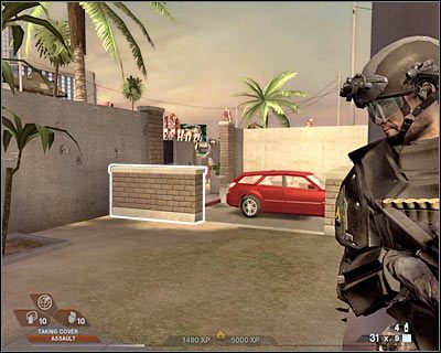 Ostrożnie zbliż się do oczyszczonego przed chwilą przejścia - Pościg (cz.2) | Akt 3 - Centrum rekreacyjne | Rainbow Six Vegas 2 - Tom Clancys Rainbow Six Vegas 2 - poradnik do gry