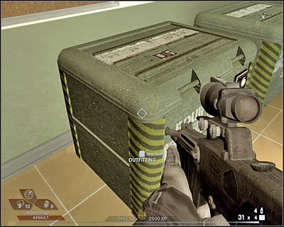 Po chwili dotrzesz do podwójnych drzwi - Hala sportowa (cz.1) | Akt 3 - Centrum rekreacyjne | Rainbow Six Vegas 2 - Tom Clancys Rainbow Six Vegas 2 - poradnik do gry