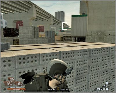 Spróbuj teraz przesunąć się do przodu - Podziemny parking (cz.3) | Akt 2 - Stara część Vegas | Rainbow Six Vegas 2 - Tom Clancys Rainbow Six Vegas 2 - poradnik do gry