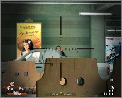 Końcowa część tej przeprawy będzie już zdecydowanie prostsza - Podziemny parking (cz.2) | Akt 2 - Stara część Vegas | Rainbow Six Vegas 2 - Tom Clancys Rainbow Six Vegas 2 - poradnik do gry