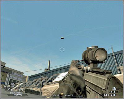 Wejdź na górę i skieruj się do miejsca, w którym ukrywali się snajperzy - Klub nocny (cz.2) | Akt 2 - Stara część Vegas | Rainbow Six Vegas 2 - Tom Clancys Rainbow Six Vegas 2 - poradnik do gry