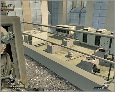 Musisz teraz zachować szczególną ostrożność - Dachy budynków (cz.3) | Akt 2 - Stara część Vegas | Rainbow Six Vegas 2 - Tom Clancys Rainbow Six Vegas 2 - poradnik do gry