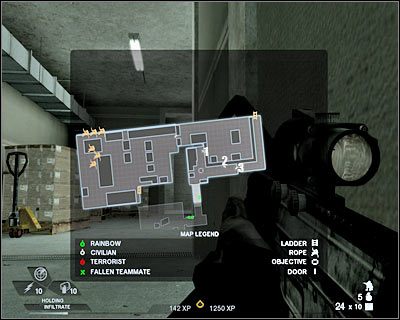 Tam ostrożnie się wychyl - Dachy budynków (cz.2) | Akt 2 - Stara część Vegas | Rainbow Six Vegas 2 - Tom Clancys Rainbow Six Vegas 2 - poradnik do gry