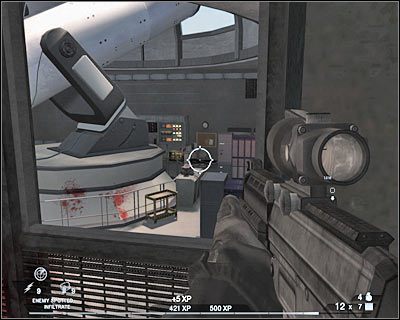 Po zabezpieczeniu pomieszczenia skieruj się po niewielkich schodach w dół - Negocjacje (cz.5) | Akt 1 - Pireneje | Tom Clancys Rainbow Six Vegas 2 - Tom Clancys Rainbow Six Vegas 2 - poradnik do gry