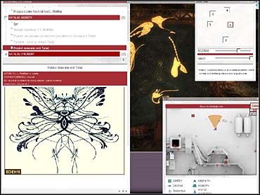 Górnym suwakiem zmieniasz rozmiar aktywnych elementów fresku, dolnym je obracasz - 06E - Znalezienie podręcznika obsługi Wrót Tyriad (cz.1) | Zadanie 06 - eXperience112 - poradnik do gry