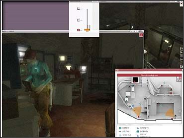 Uruchom jedyną znajdującą się tu kamerę (na mapce w dole pomieszczenia) - 06A - Uruchomienie windy towarowej | Zadanie 06 | eXperience112 - eXperience112 - poradnik do gry