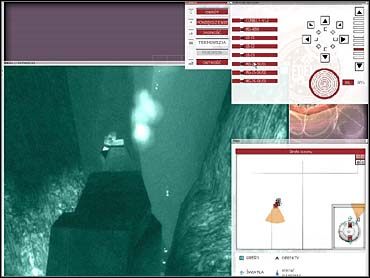 Kiedy tylko batyskaf wypłynie z przesmyku (na mapce tuż nad dolną kamerą), znów pojawi się możliwość płynięcia w dwu kierunkach - 05B - Dopłynięcie na Grzbiet Tyriad | Zadanie 05 | eXperience112 - eXperience112 - poradnik do gry