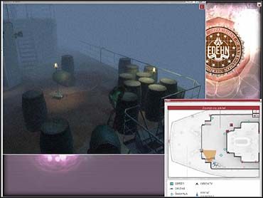 Włącz kamerę usytuowaną na wprost drugich schodów (na mapie w dole po lewej) i ustaw widok z niej na owe schody - 02C - Zdobycie komponentów do stworzenia drugiego składnika mieszaniny W.O. (cz.2) | Zadanie 02 - eXperience112 - poradnik do gry