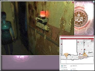 Tam kieruj ją cały czas przed siebie (w prawo), aż dotrze pod drzwi UD17 - 02B - Zdobycie pierwszego składnika mieszaniny W.O. | Zadanie 02 | eXperience112 - eXperience112 - poradnik do gry