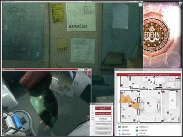 Dziewczyna weźmie też z blatu małą przenośną kamerę (włącz ją) - 02A - Zdobycie karty magnetycznej (cz.1) | Zadanie 02 | eXperience112 - eXperience112 - poradnik do gry