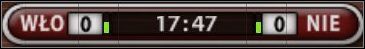Tablica wyników - nazwy drużyn, liczba aktualnie zdobytych bramek i czas meczu - Elementy interfejsu | Na boisku w UEFA Euro 2008 - UEFA Euro 2008 - poradnik do gry