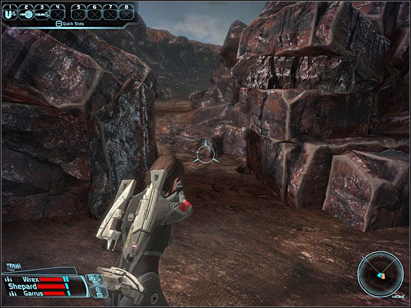 Wracamy do Mako i ruszamy przez otwarte przed chwilą przejście - [5. Therum - Liara TSoni] Powierzchnia Therum - Mass Effect - PC - poradnik do gry