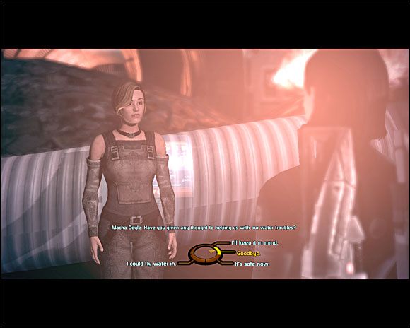 Macha Doyle (FER1-1 ) poprosi nas o przywrócenie dostaw wody - [6. Feros] 1. Nadzieja Zhu (Zadania) - Mass Effect - PC - poradnik do gry