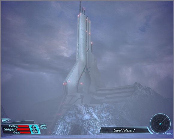 Przed samym wejściem do budynku Szczytu 15 (NOV5-B ) stoi ostatnia wieżyczka - [7. Noveria] 2. Droga na Szczyt - Mass Effect - PC - poradnik do gry