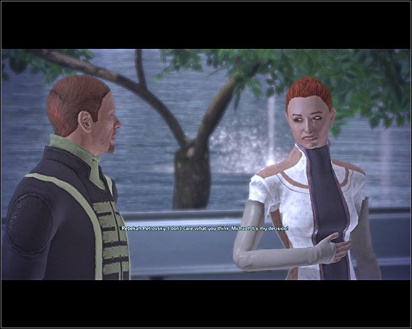 Zapoznajemy się ze sprawą, a następnie wybieramy, po czyjej stronie stanąć - [8. Powrót na Cytadelę] Zadania - Mass Effect - PC - poradnik do gry