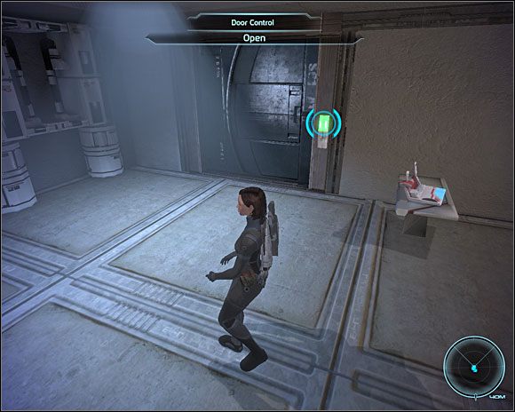 W głównym pomieszczeniu przyjdzie nam stoczyć walkę z gethami oraz ze indoktrynowanymi salarianami - [9. Virmir] 3. Baza - eksploracja (Zadania) - Mass Effect - PC - poradnik do gry