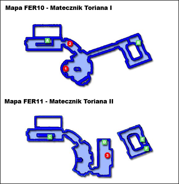 LEGENDA (Mapy FER10 i FER11) - [6. Feros] 5. Matecznik Toriana (Mapy) - Mass Effect - PC - poradnik do gry