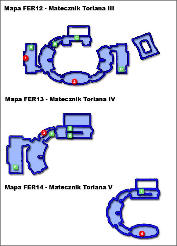 LEGENDA (Mapy FER12, FER13 i FER14) - [6. Feros] 5. Matecznik Toriana (Mapy) - Mass Effect - PC - poradnik do gry